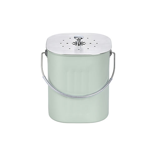 Square Kitchen Compost Bin -Rust Proof with Non Smell Filters for Kitchen Countertop