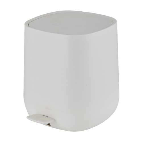 Non-slip soft slow close foot operated PP plastic pedal trash waste bin